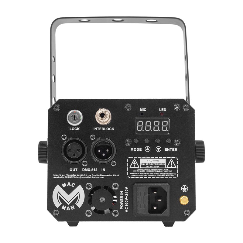 Laser vert animation 80 mW - 200 programmes - DMX Effet