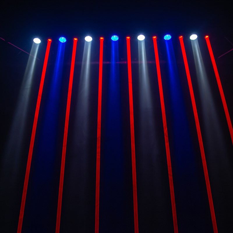 Barre Laser Motorisée RED 8x500mW - DMX DJ PRO
