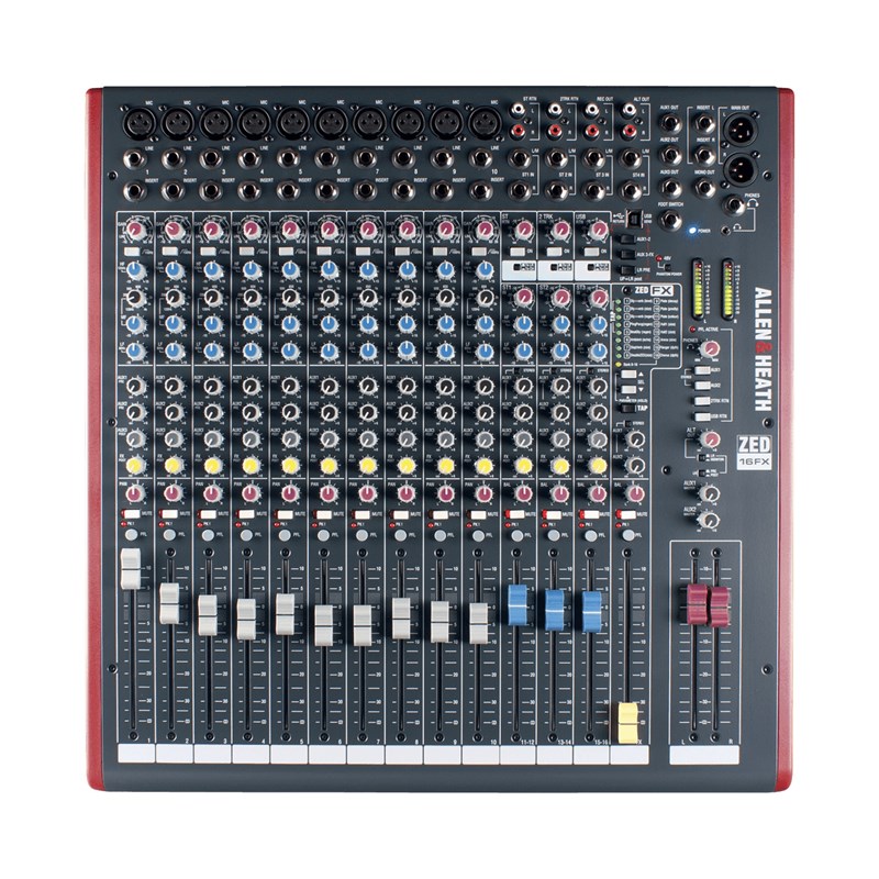 Console de mixage USB avec effets - 10 in mono, 3 stéréo, 4 AUX - analogique