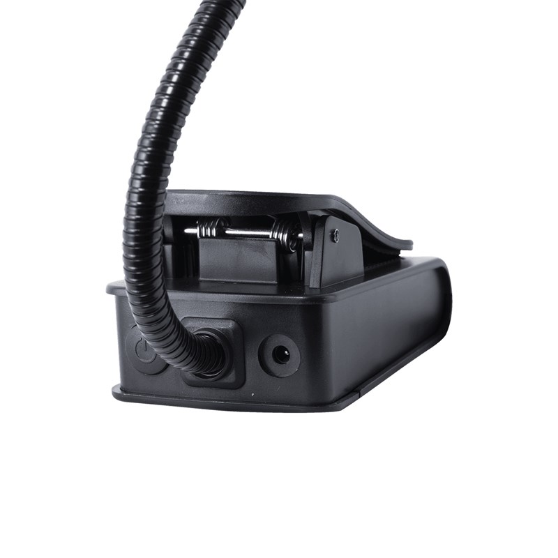 Lampe 10 LED pour pupitre avec clamp - Noir