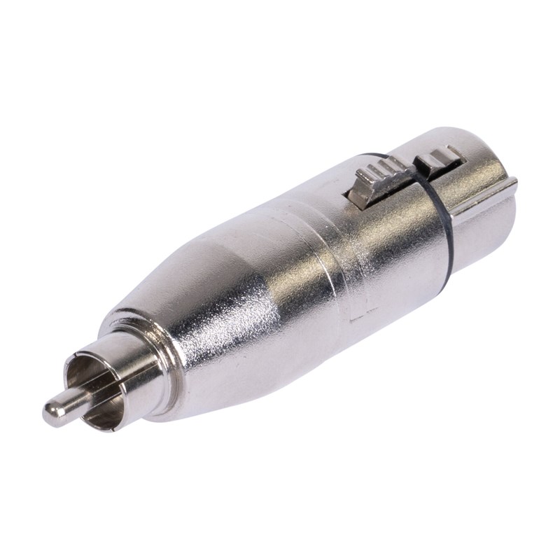 Adaptateur XLR femelle vers RCA femelle long