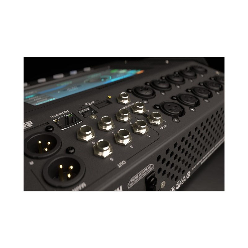 Console numérique compacte 12 canaux, Bluetooth, tactile 7" - connectiques 2