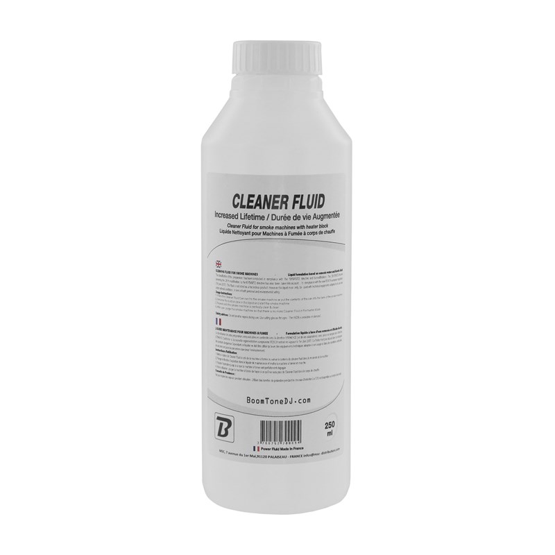 Liquide nettoyant 250ml - Pour machine à fumée nettoyage