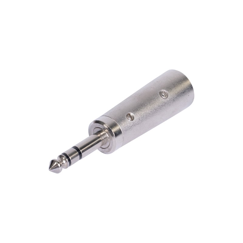 Adaptateur XLR Male - Jack 6.35 Male Stéréo