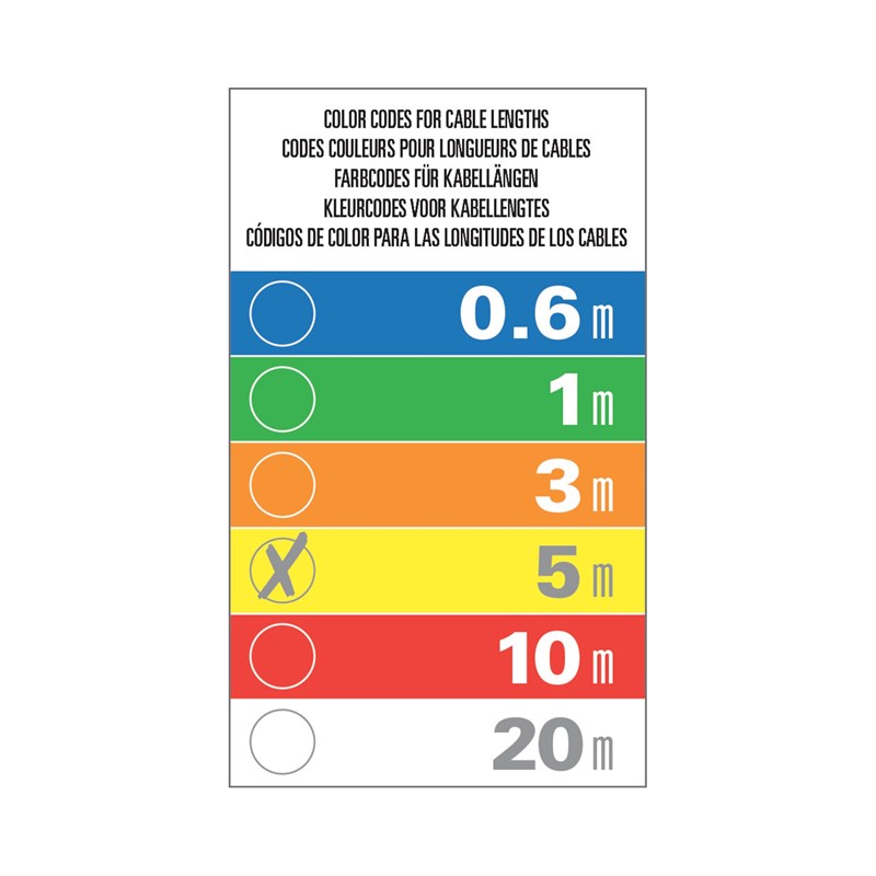 Câble DMX Mâle / Femelle - 5m