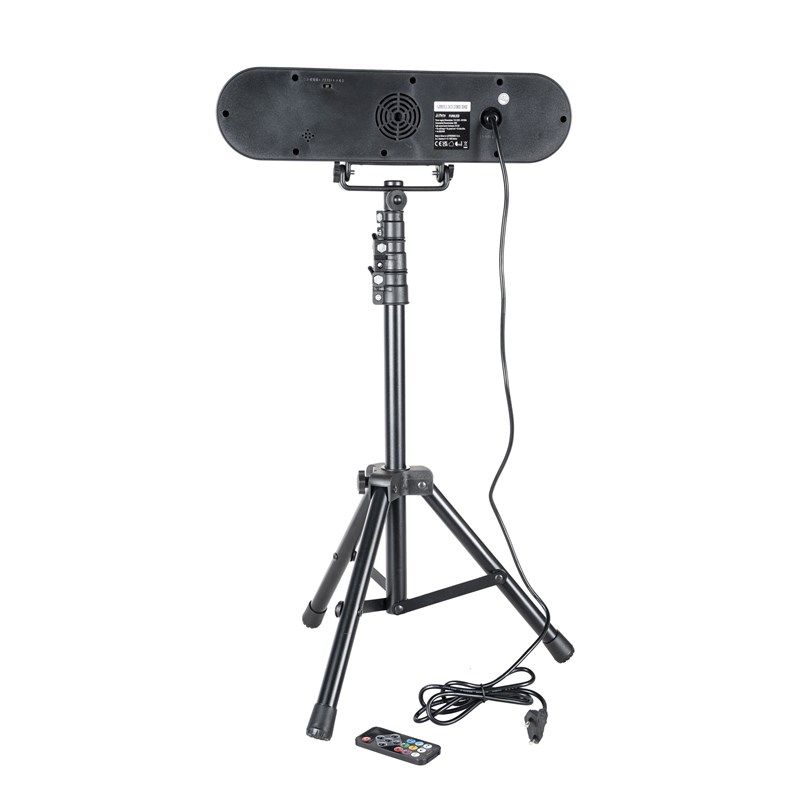 Set jeux de lumière 4x7W avec télécommande + trépied barre