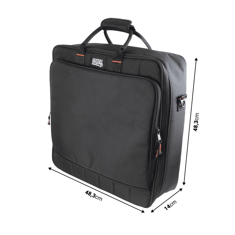 Housse pour console de mixage - Nylon - 46 x 46 x 14 cm poignée