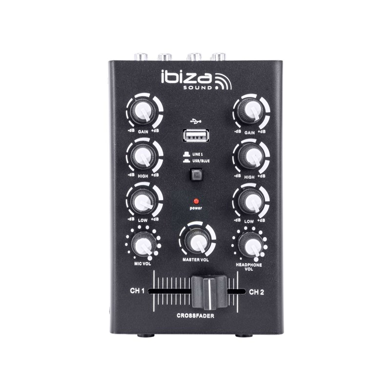 Table de mixage 2 canaux - USB & BT intégrés compact