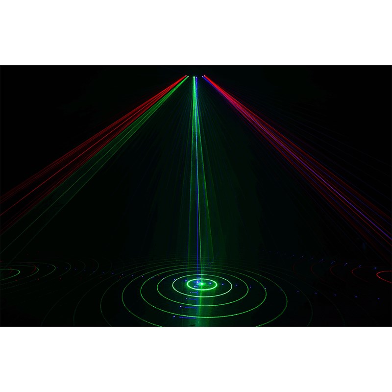 Laser Animation - 6 Sorties RGB scene