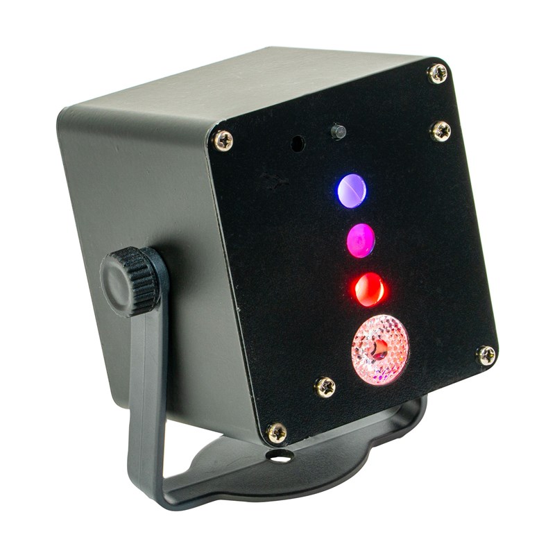 Effet LED 3W + Laser RVB - Sur batterie l’ambiance