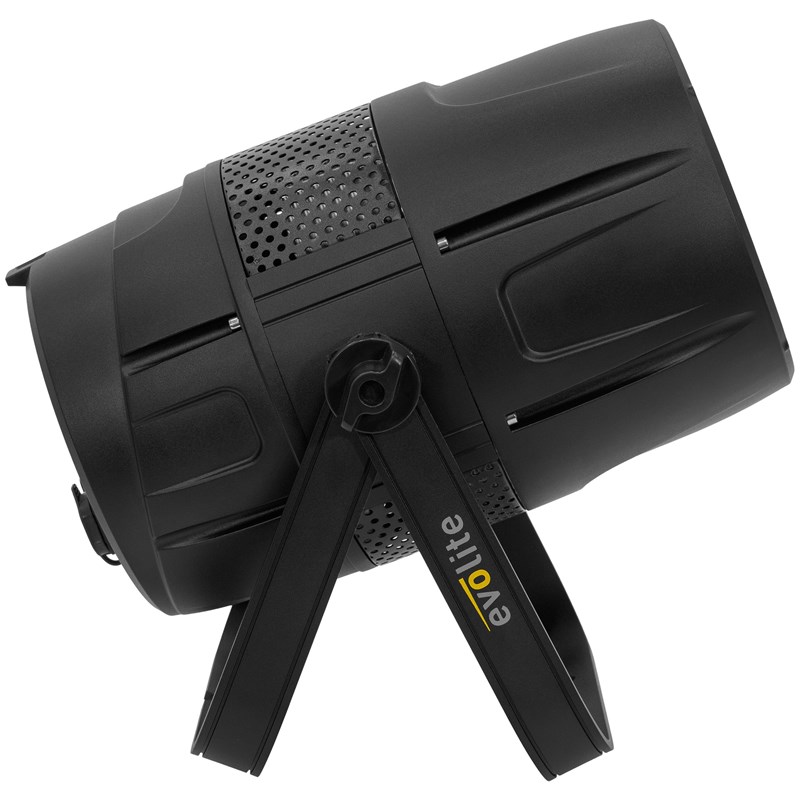 Projecteur LED RGBW 280W - Zoom 5°-45° - IP65 DMX - Evolite - IPAR740RGBW-Z coté