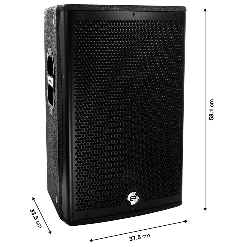 Enceinte passive 2 voies 31 cm - 300W RMS - M10 & BF/HF - Elokance - E Pro 12 mk2 dimensions