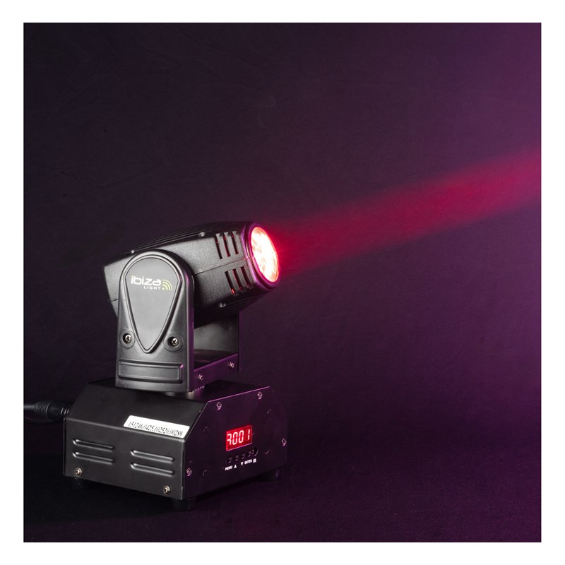 Lyre Beam LED 10W RVBB - DMX & Télécommande