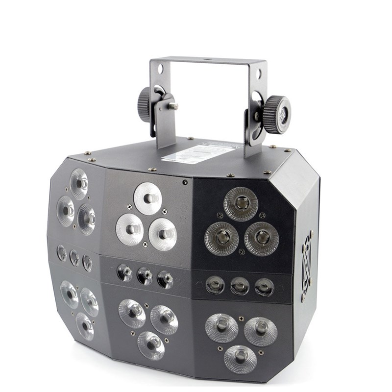 Jeu de lumière LED multicolore - strobe & télécommande - DJ 6 Pack LED PAR couleurs