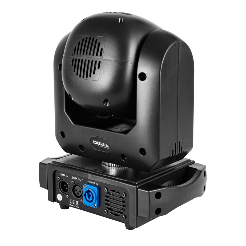 Lyre spot 100W avec anneau LED RVB