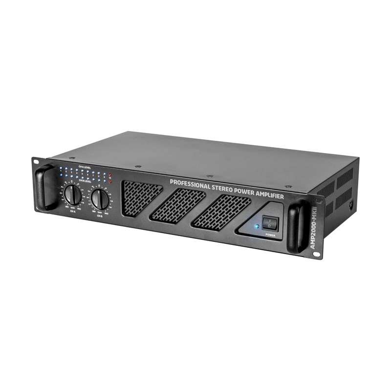 Amplificateur sono 2 x 1500W - Format rack 2U professionnel