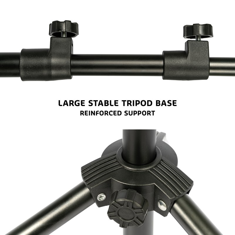 Trépied télescopique pour smartphone et tablette - 0,55 à 1,65m Inclinable