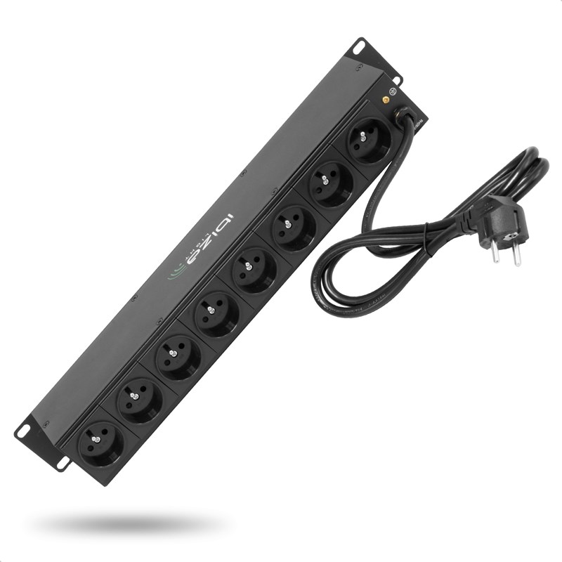 Boitier Lumière Ibiza Light LC806S 19" à 8 voies DJ