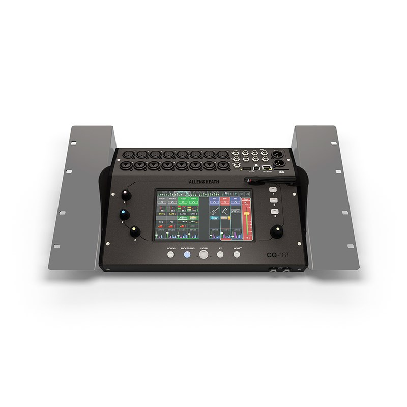 Console numérique compacte 18 canaux, Bluetooth, tactile 7" - rack