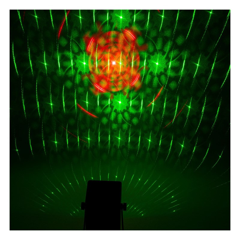 Effet LED 3W + Laser RVB - Sur batterie soirée