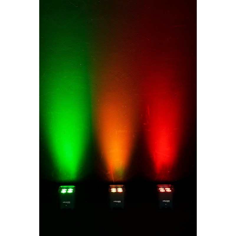 Projecteur PAR LED 4 x 12W sur batterie scene