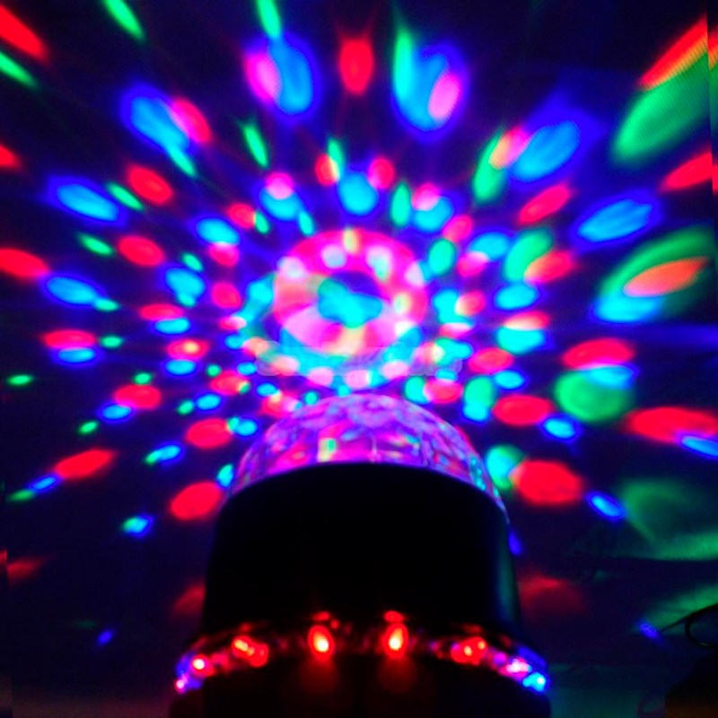 Demi-sphère à LED - Effet disque soleil et boule disco soirée