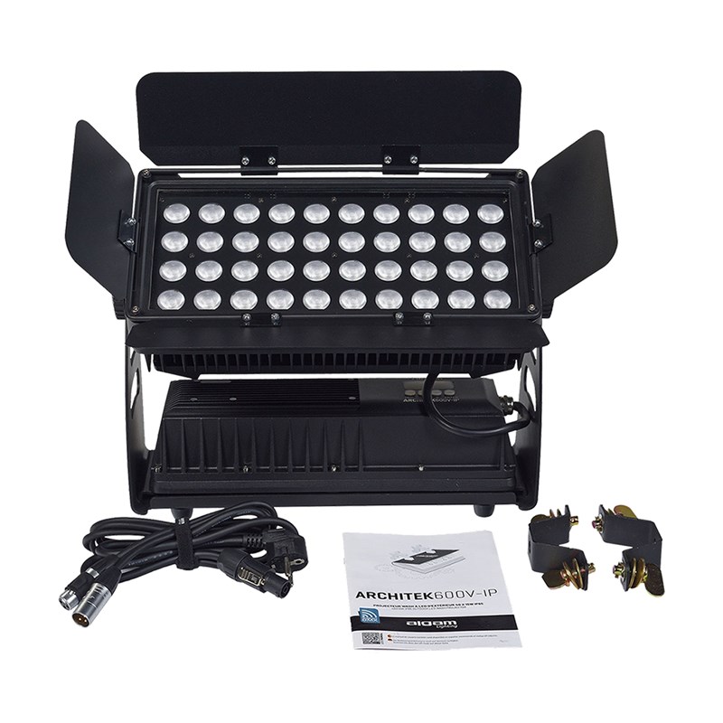 Projecteur extérieur LED 40x15W RGBW - DMX - IP65 - étanche