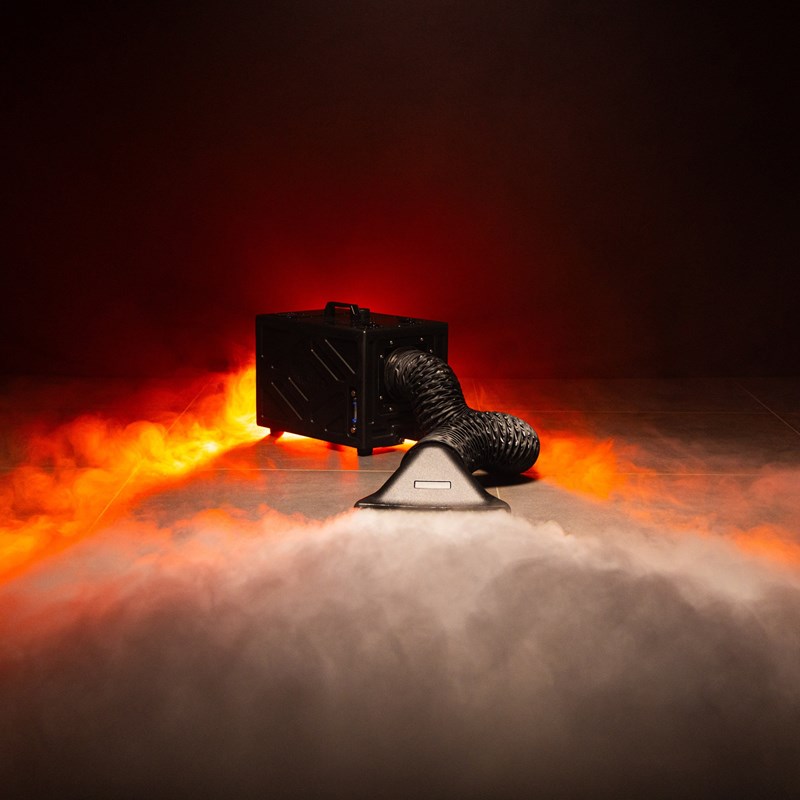 Machine à fumée lourde 2000W - DMX & télécommande HF télécommande