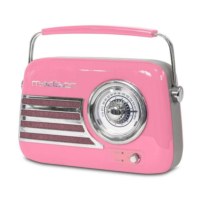 Radio vintage sur batterie - BT, USB & FM - 30W