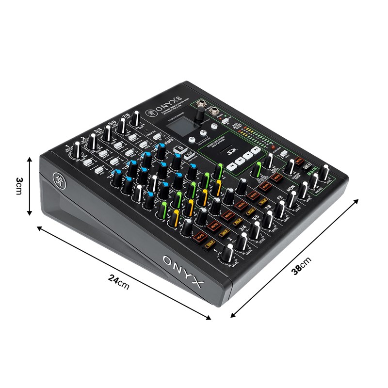 Mixeur - 8 Canaux SD USB