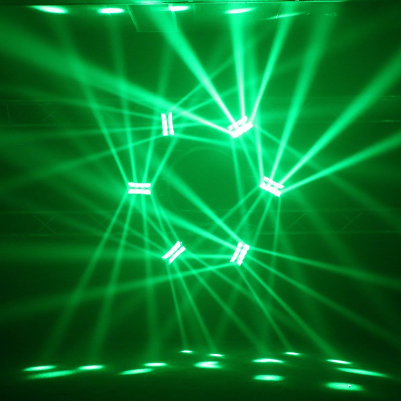 Jeu de lumière effet Beam multicolore compact