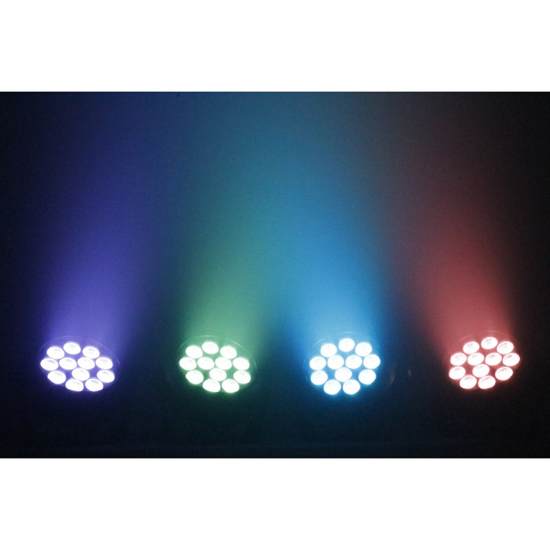 Projecteur PARLED 12x12W RGBW - Télécommande