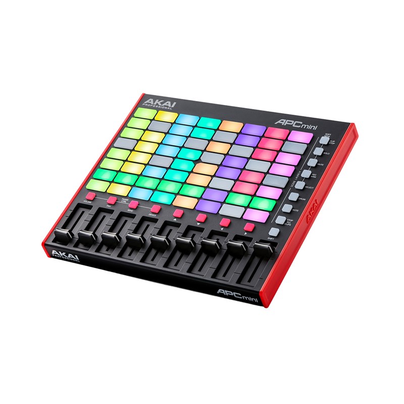 Contrôleur Ableton 8x8 pads RVB - 9 faders - compact - potentiometre