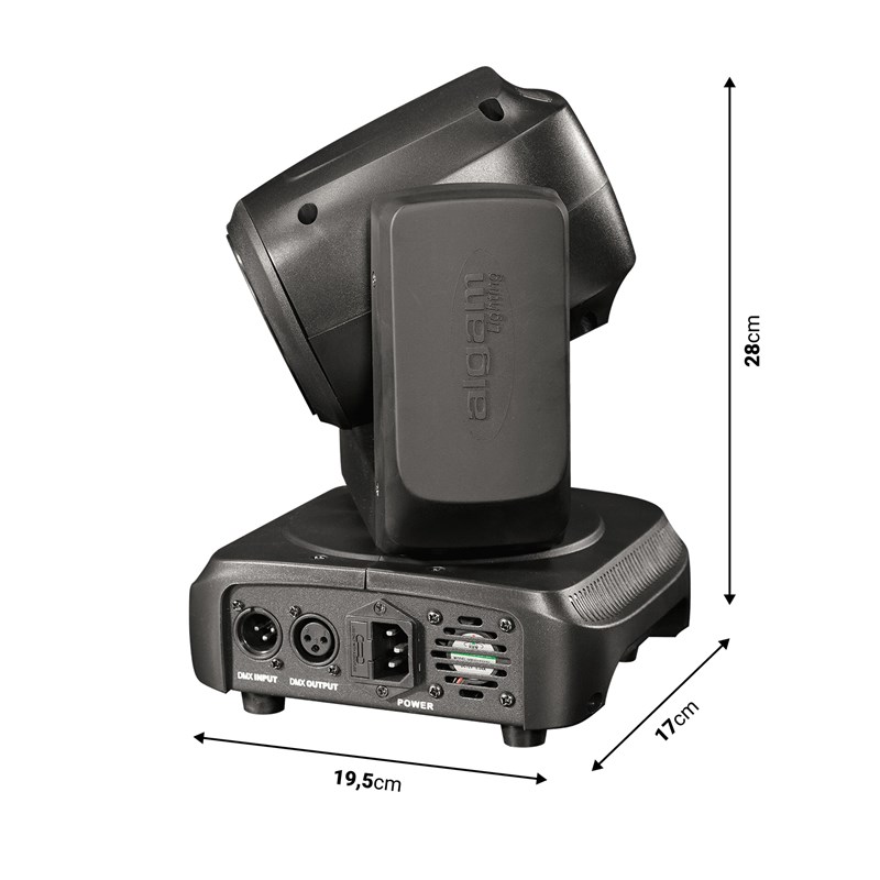 Lyre Wash LED - 6 x 15W RGBW - Laser vert 200MW scène