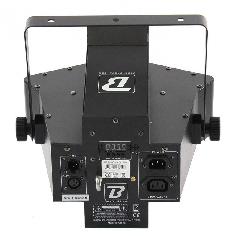 Effet LED RGBW Beam + strobe blanc - auto & DMX - Affichage