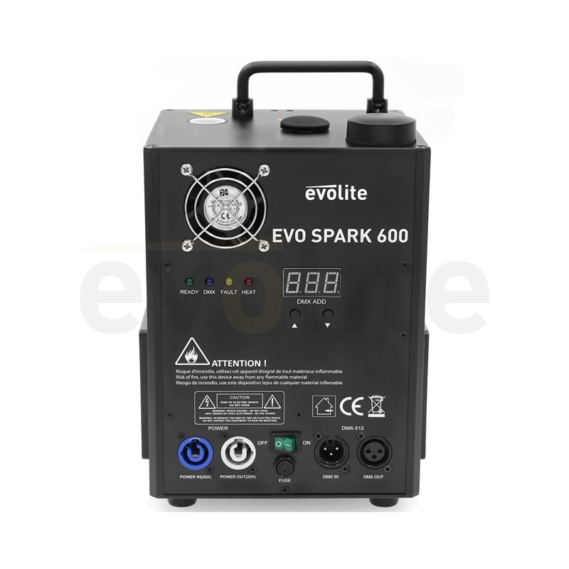 Machine à Étincelles Froides 600W - Télécommande