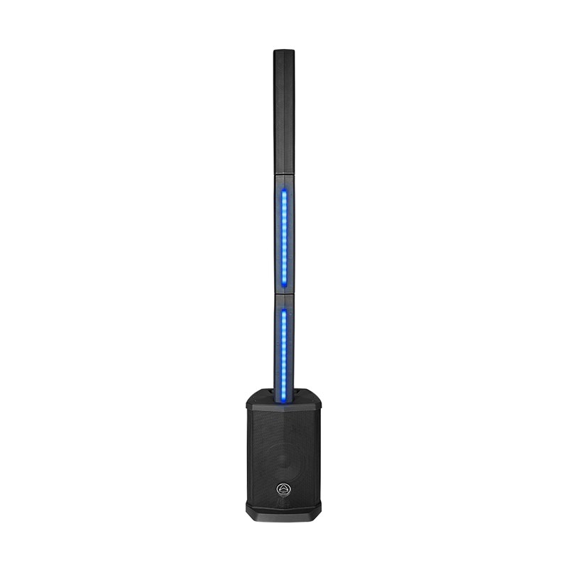 Système colonne amplifié avec Bluetooth/TWS - 100W + effet LED - bleue