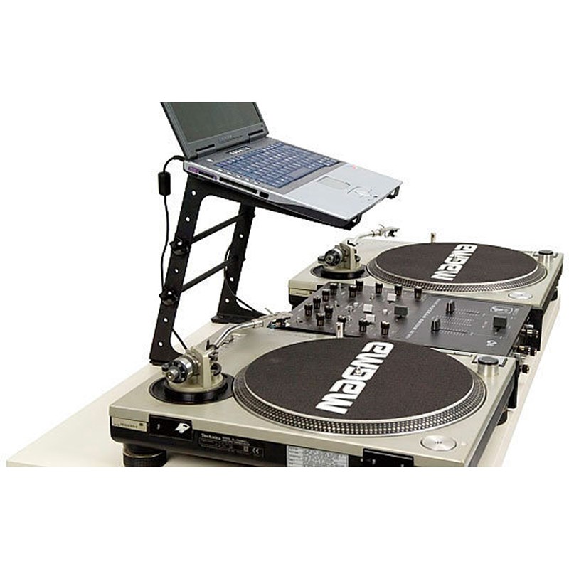 Support DJ pour PC portable ajustable