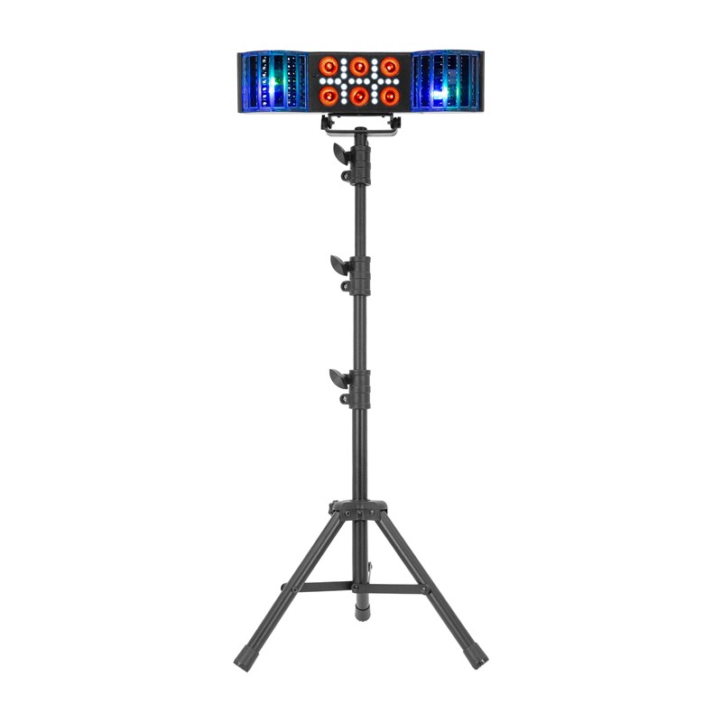 Twin Derby 3-en-1 LED - Derby Wash Strobe - Trépied RGBW