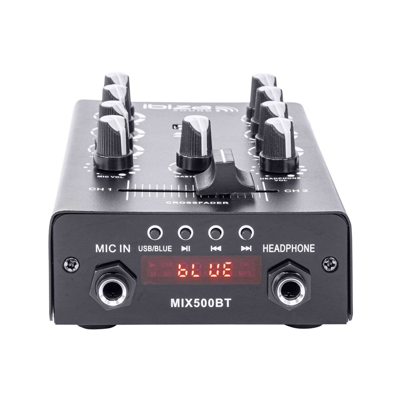 Table de mixage 2 canaux - USB & BT intégrés Crossfader