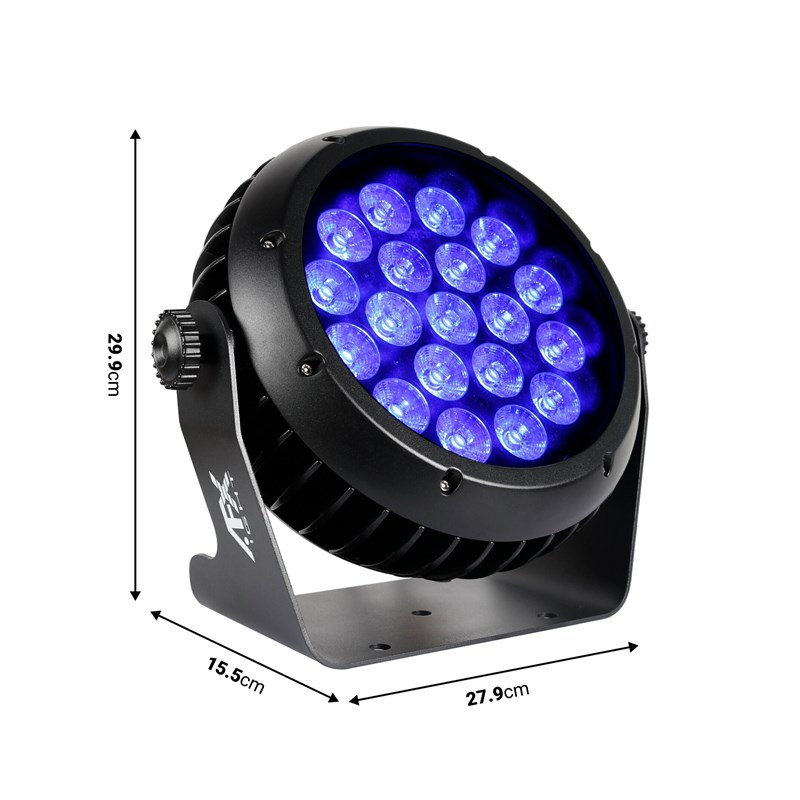 Projecteur PAR LED 19x10W RGBW