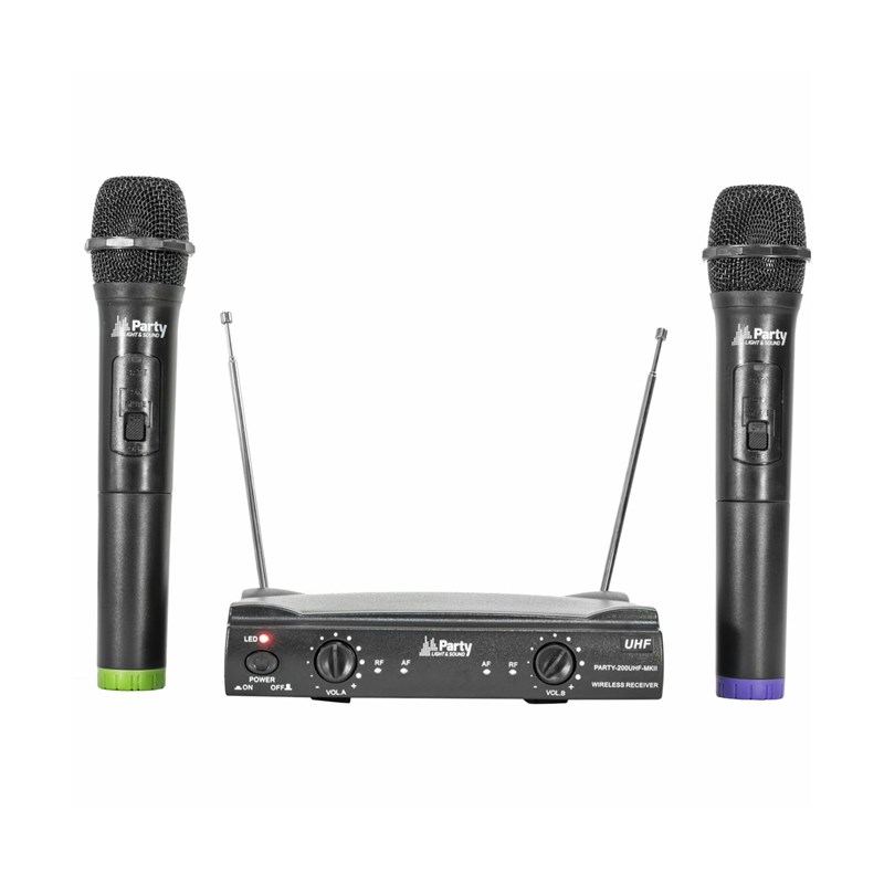 Pack Enceinte Karaoké 600W sur batterie - 3 micros