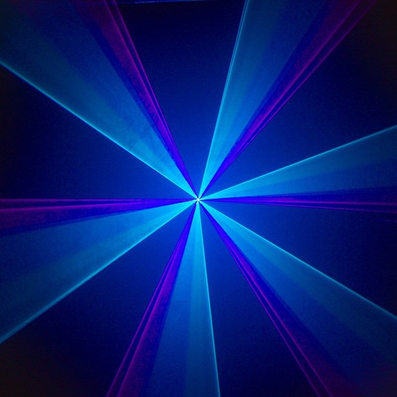 Laser professionnel RGB Class 4 - 200 programmes ILDA scène