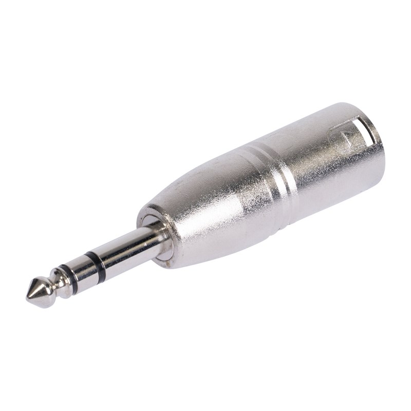 Adaptateur XLR mâle vers jack 6,35 mm stéréo
