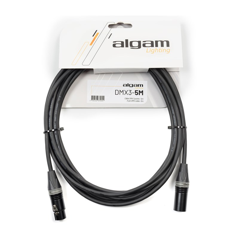 Câble DMX 3 Points - 5 m XLR