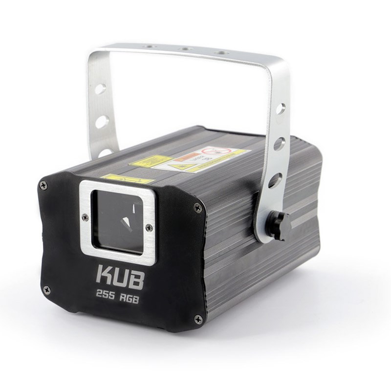 Laser RGB animation – 255mW – DMX & sécurité ATS - KUB 255 RGB Lyre
