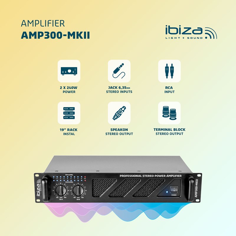 Amplificateur sono 2 x 240W