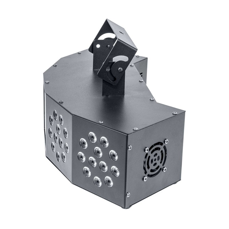 Effet LED 3-en-1 avec DMX - Wash, Moonflower & Strobe disco