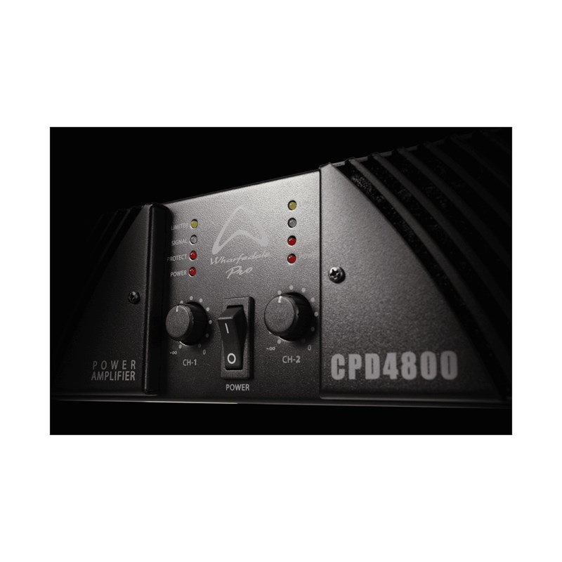 Ampli de puissance professionnel 2 x 1000W RMS/8 ohms - interrupteur
