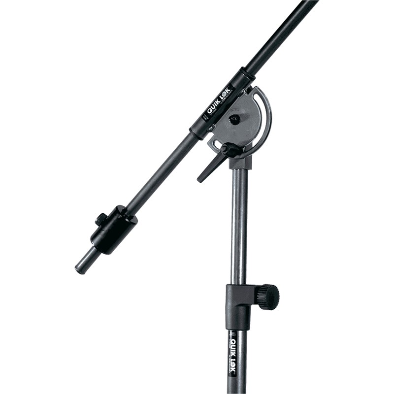 Stand micro à roulette réglable - Perche télescopique trépied